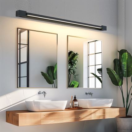 Brilagi - LED osvetljenje za kupatilsko ogledalo AQUA LINE LED/36W/230V 120 cm IP44 crna CRI 90