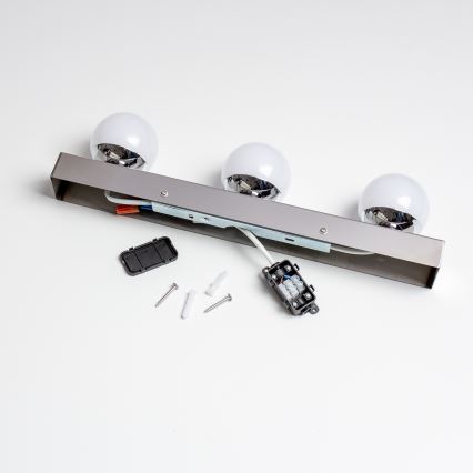 BRILAGI - LED osvetljenje za kupatilsko ogledalo HOLLYWOOD 3xLED/3W/230V 39 cm IP44 sjajni hrom