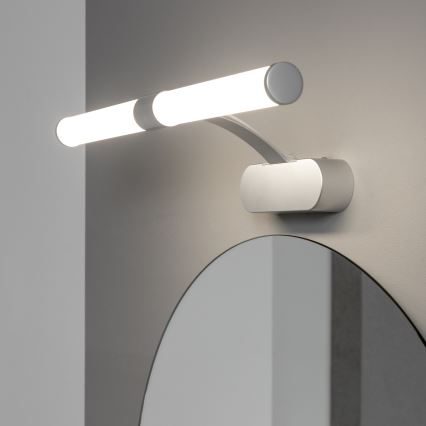 Brilagi - LED kupatilsko osvetljenje za ogledalo 2 u 1 TUBEO LED/6W/230V 40 cm IP44 srebrna