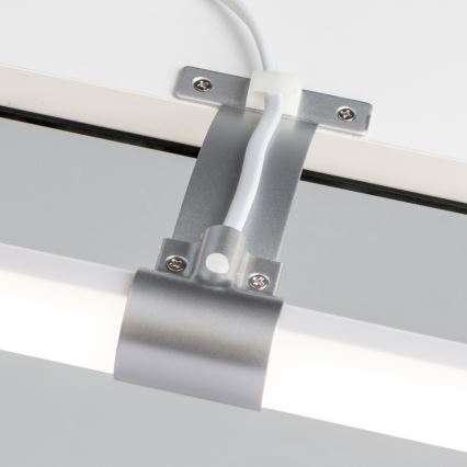 Brilagi - LED kupatilsko osvetljenje za ogledalo 2 u 1 TUBEO LED/6W/230V 40 cm IP44 srebrna