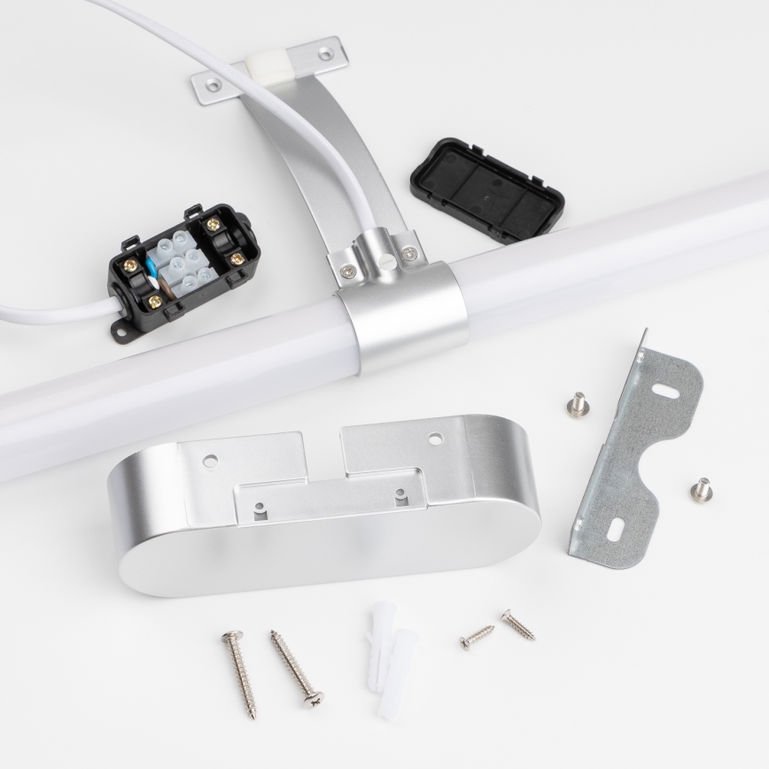 Brilagi - LED kupatilsko osvetljenje za ogledalo 2 u 1 TUBEO LED/6W/230V 40 cm IP44 srebrna