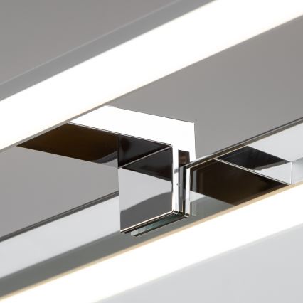 Brilagi - LED osvetljenje za kupatilsko ogledalo 3u1 VESTRA LED/15W/230V 80 cm IP44 sjajni hrom