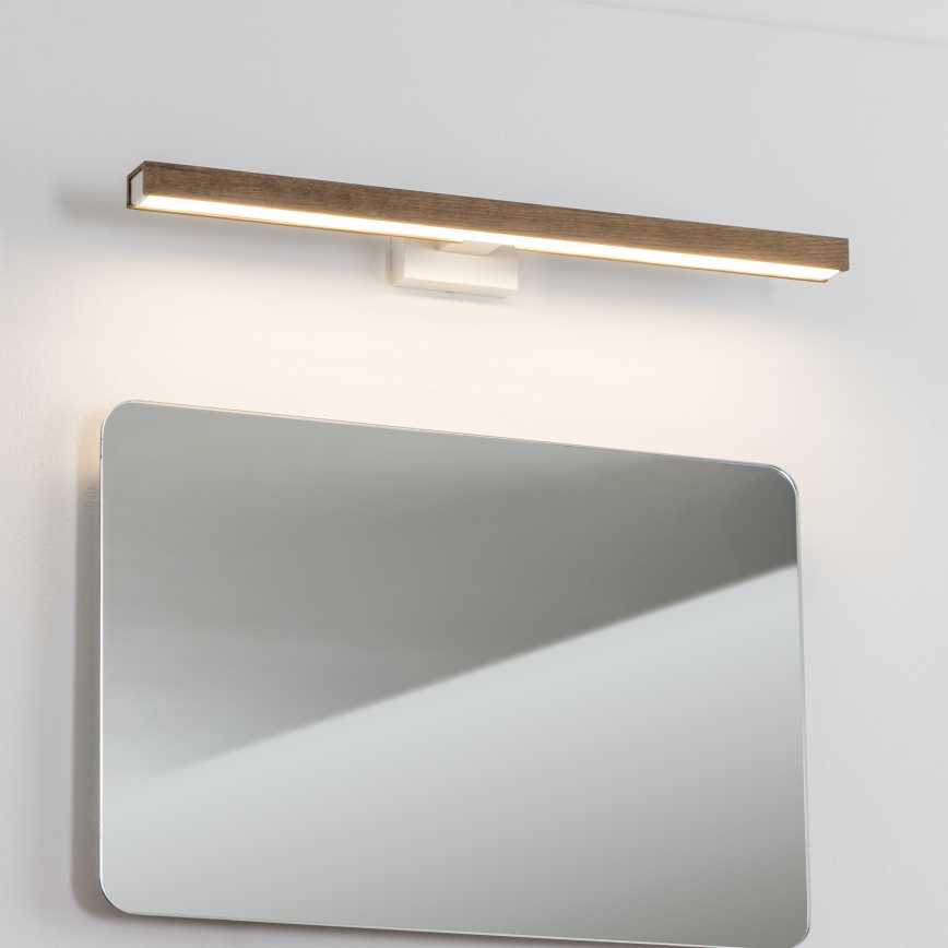 Brilagi - LED osvetljenje za kupatilsko ogledalo WOODY MIRROR LED/12W/230V 60 cm IP44 hrast orah/bela
