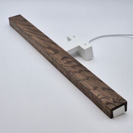 Brilagi - LED osvetljenje za kupatilsko ogledalo WOODY MIRROR LED/12W/230V 60 cm IP44 hrast orah/bela
