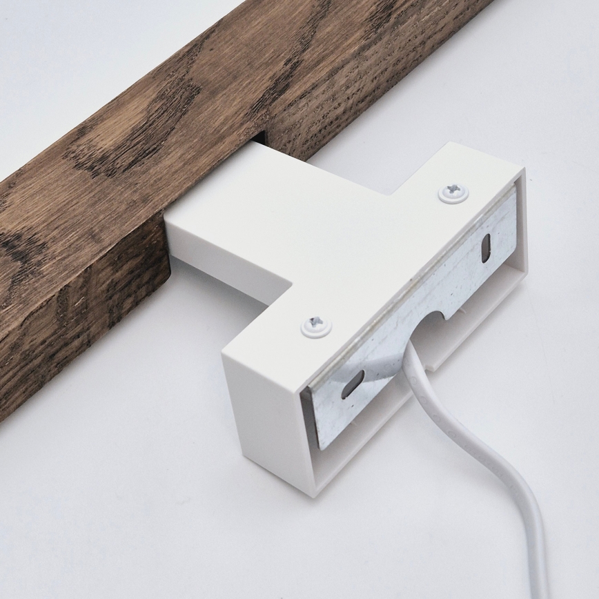 Brilagi - LED osvetljenje za kupatilsko ogledalo WOODY MIRROR LED/12W/230V 60 cm IP44 hrast orah/bela