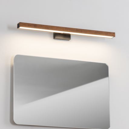 Brilagi - LED osvetljenje za kupatilsko ogledalo WOODY MIRROR LED/12W/230V 60 cm IP44 hrast-trešnja/crna