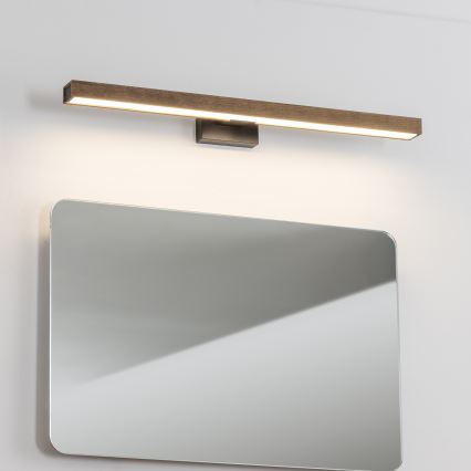 Brilagi - LED kupatilsko osvetljenje za ogledalo WOODY MIRROR LED/12W/230V 60 cm IP44 hrast/orah/crna