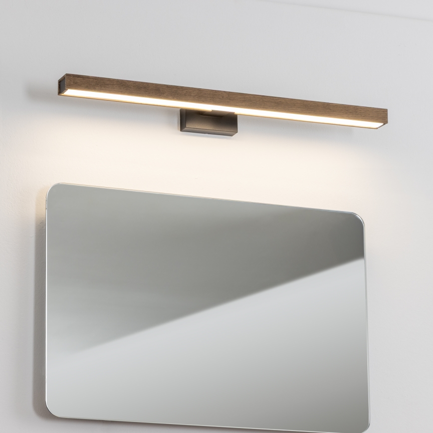 Brilagi - LED kupatilsko osvetljenje za ogledalo WOODY MIRROR LED/12W/230V 60 cm IP44 hrast/orah/crna