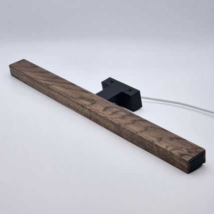 Brilagi - LED kupatilsko osvetljenje za ogledalo WOODY MIRROR LED/12W/230V 60 cm IP44 hrast/orah/crna