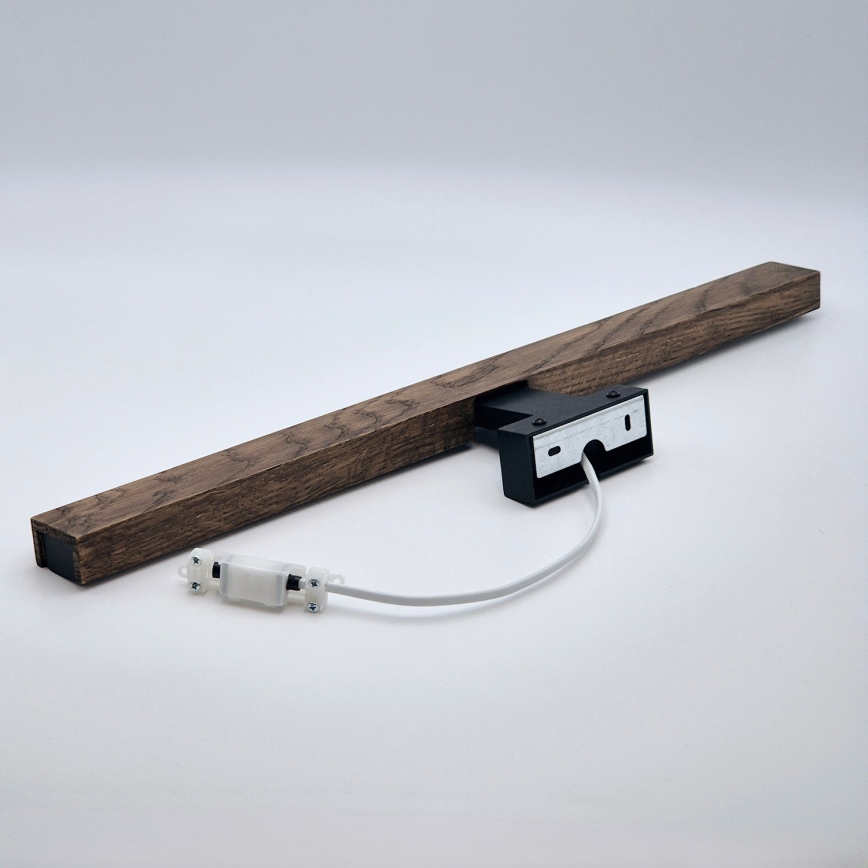 Brilagi - LED kupatilsko osvetljenje za ogledalo WOODY MIRROR LED/12W/230V 60 cm IP44 hrast/orah/crna