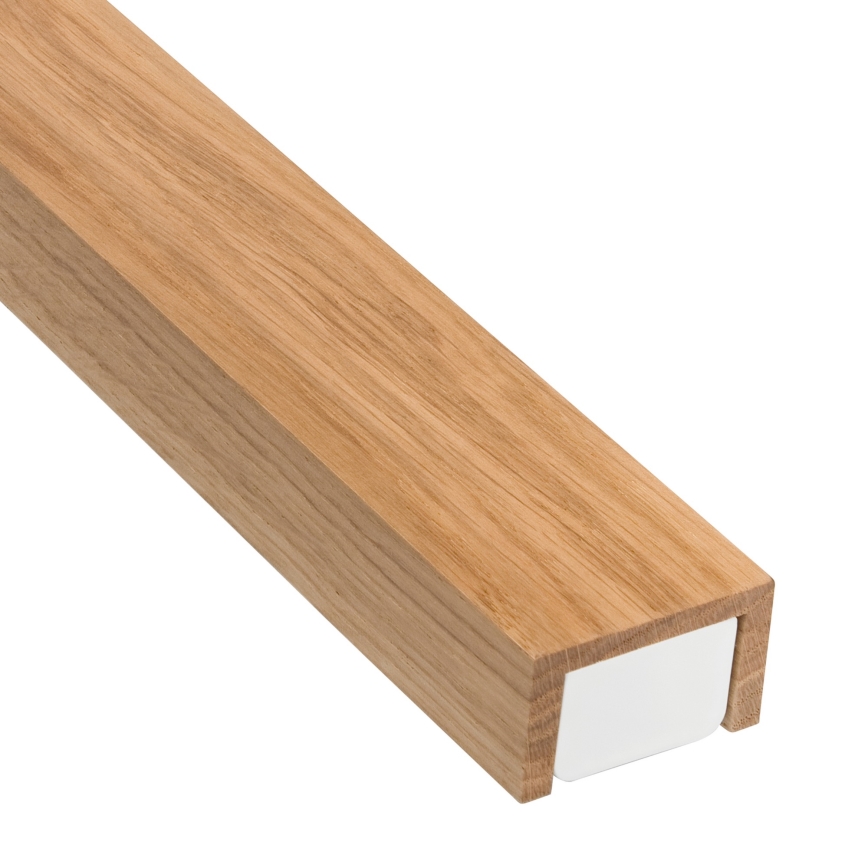Brilagi - LED rasveta za kupatilsko ogledalo WOODY MIRROR LED/15W/230V 90 cm IP44 hrast/bela