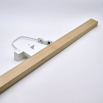 Brilagi - LED rasveta za kupatilsko ogledalo WOODY MIRROR LED/15W/230V 90 cm IP44 hrast/bela