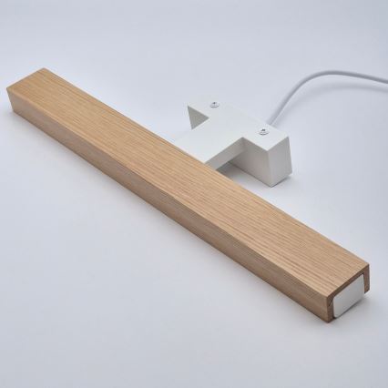 Brilagi - LED kupatilsko osvetljenje za ogledalo WOODY MIRROR LED/8W/230V 40 cm IP44 hrast/bela
