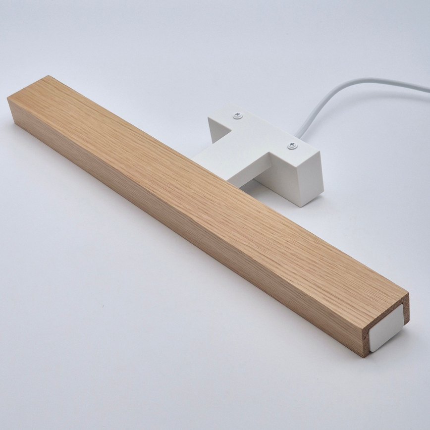 Brilagi - LED kupatilsko osvetljenje za ogledalo WOODY MIRROR LED/8W/230V 40 cm IP44 hrast/bela