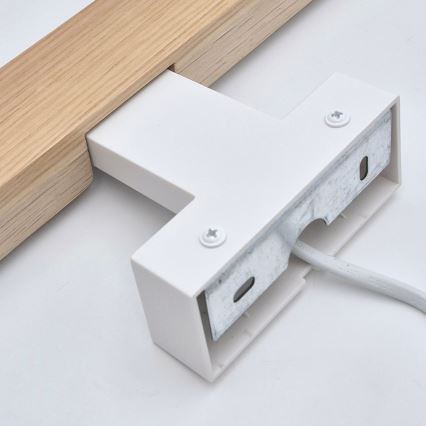 Brilagi - LED kupatilsko osvetljenje za ogledalo WOODY MIRROR LED/8W/230V 40 cm IP44 hrast/bela