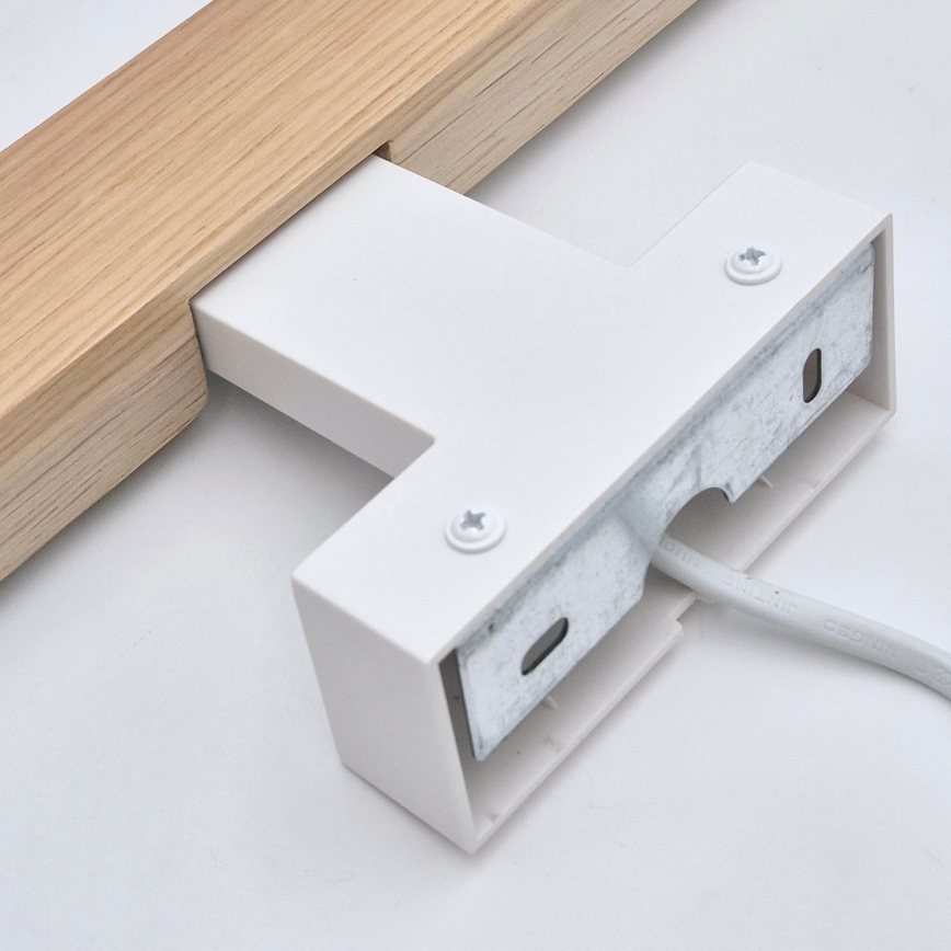 Brilagi - LED kupatilsko osvetljenje za ogledalo WOODY MIRROR LED/8W/230V 40 cm IP44 hrast/bela
