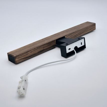 BRILAGI - LED kupatilsko osvetljenje za ogledalo WOODY MIRROR LED/8W/230V 40 cm IP44 hrast-orah/crna