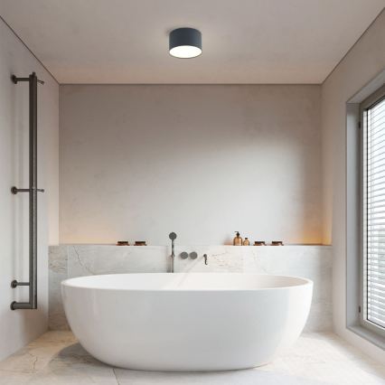 Brilagi - LED kupatilsko stropno svetlo FORIS LED/9W/230V prečnik 9 cm antracit IP44 CRI 90