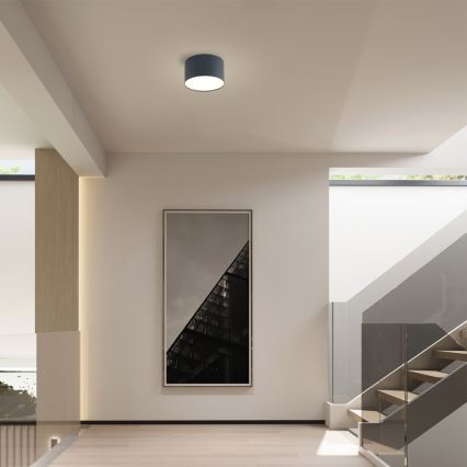 Brilagi - LED kupatilsko stropno svetlo FORIS LED/9W/230V prečnik 9 cm antracit IP44 CRI 90
