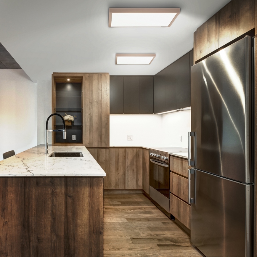 Brilagi - LED plafonsko svetlo za kupatilo FRAME LED/50W/230V 60x60 cm IP44 bež