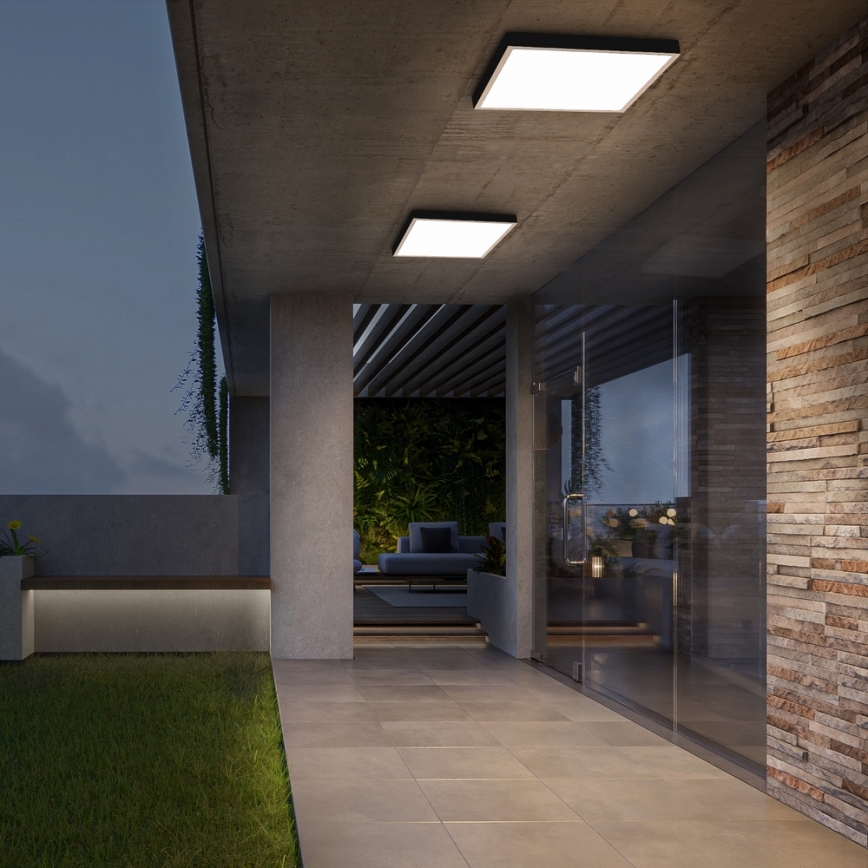 Brilagi - LED plafonsko svetlo za kupatilo FRAME LED/50W/230V 60x60 cm IP44 bež