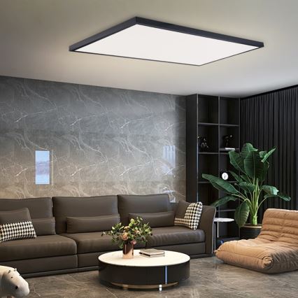 Brilagi - LED kupatilsko plafonsko svetlo FRAME LED/96W/230V 120x60 cm 3000/4000/6000K IP44 crna