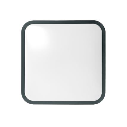 Brilagi - LED stropno svetlo za kupatilo sa senzorom ZENNA LED/18W/230V 28,5x28,5 cm IP44 antracit + daljinski upravljač