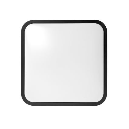 Brilagi - LED plafonsko svetlo za kupatilo sa senzorom ZENNA LED/18W/230V 28,5x28,5 cm IP44 crna + daljinski upravljač