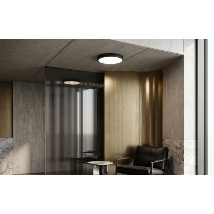 BRILAGI - LED plafonsko svetlo za kupatilo sa senzorom ZENNA LED/24W/230V prečnik 35 cm IP44 crno