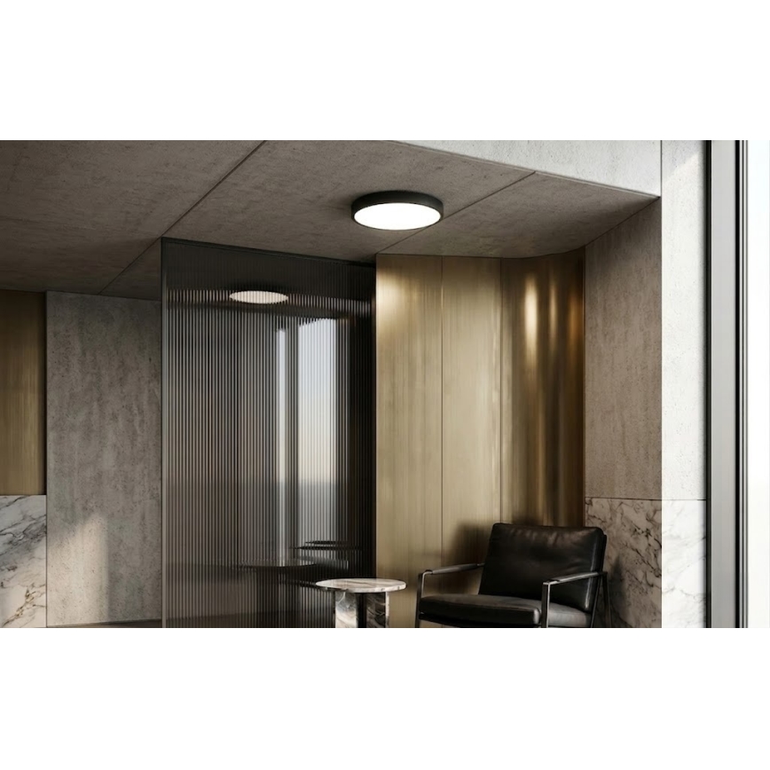 BRILAGI - LED plafonsko svetlo za kupatilo sa senzorom ZENNA LED/24W/230V prečnik 35 cm IP44 crno