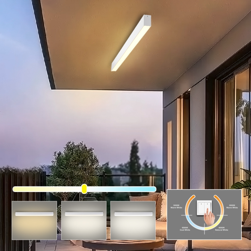 Brilagi - LED plafonsko svetlo za kupatilo SLEEKLINE LED/40W/230V 3000/4500/6000K belo IP44