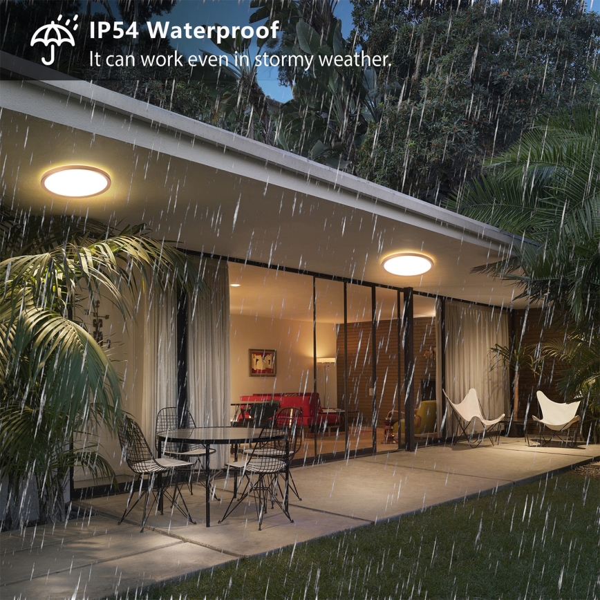 Brilagi - LED kupatilsko plafonsko svetlo ULTRA TANAK LED/12W/230V prečnik 22,5 cm roze zlato IP54