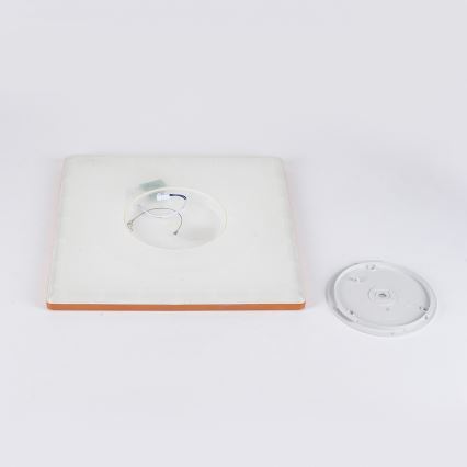 Brilagi - LED plafonsko svetlo za kupatilo ULTRA SLIM LED/24W/230V 42x42 cm ružičasto zlato IP54