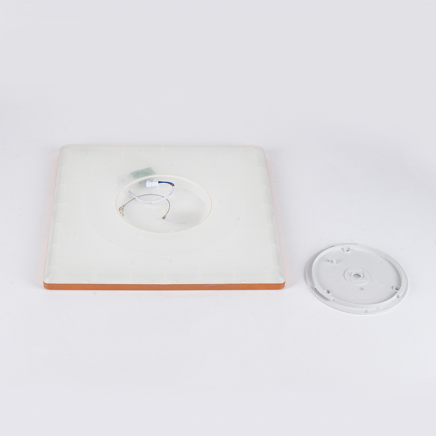 Brilagi - LED plafonsko svetlo za kupatilo ULTRA SLIM LED/24W/230V 42x42 cm ružičasto zlato IP54