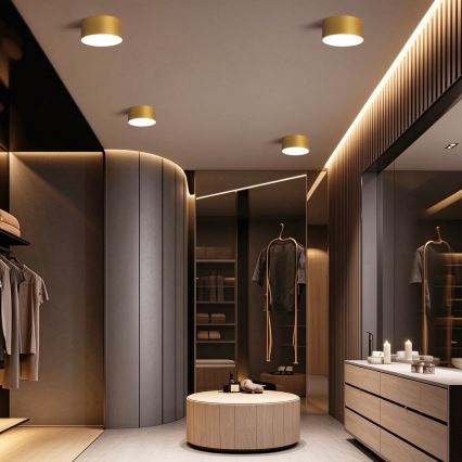 BRILAGI - LED plafonsko svetlo za kupatilo FORIS LED/20W/230V prečnik 15 cm zlatno IP44