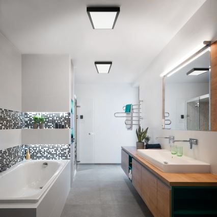 Brilagi - LED plafonsko svetlo za kupatilo FRAME LED/50W/230V 120x30 cm IP44 crna