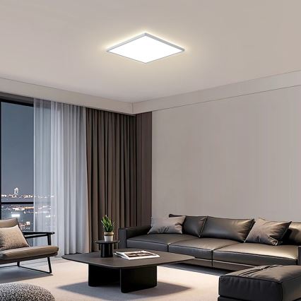 Brilagi - LED plafonsko svetlo za kupatilo ULTRA SLIM LED/24W/230V 42x42 cm srebrno IP54