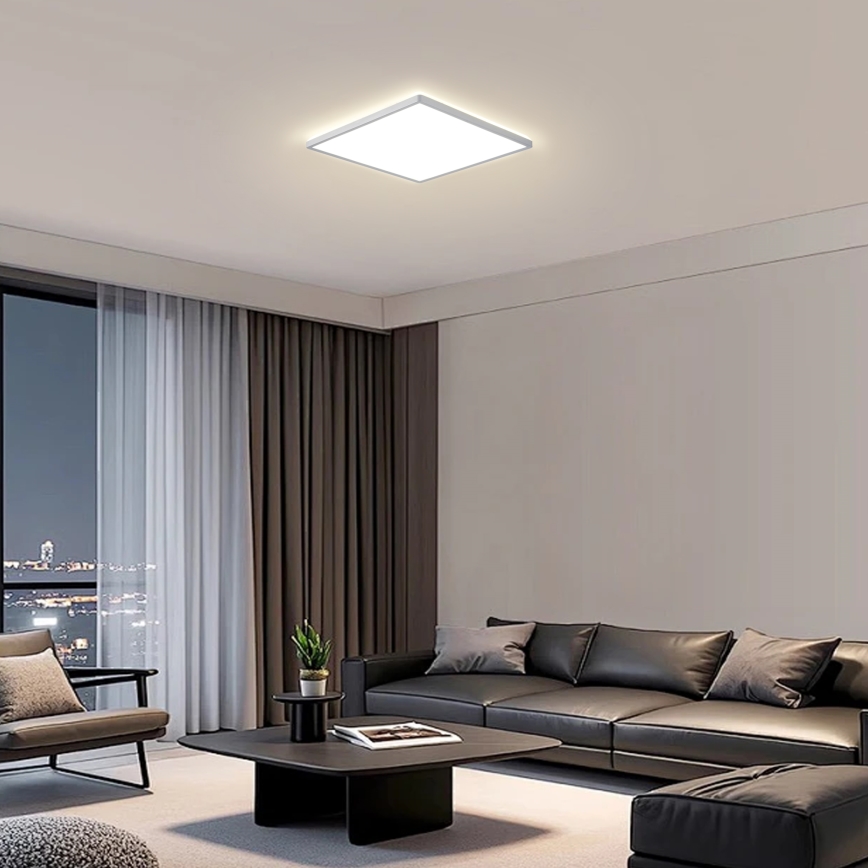 Brilagi - LED plafonsko svetlo za kupatilo ULTRA SLIM LED/24W/230V 42x42 cm srebrno IP54