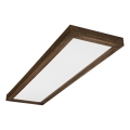 Brilagi - LED kupatilsko stropno svetlo WOODY FRAME LED/40W/230V 120x30 cm IP44 hrast/orah