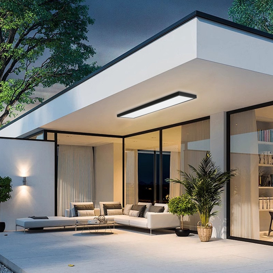 Brilagi - LED kupatilsko plafonsko svetlo FRAME LED/50W/230V 120x30 cm 3000/4000/6000K IP44 crna