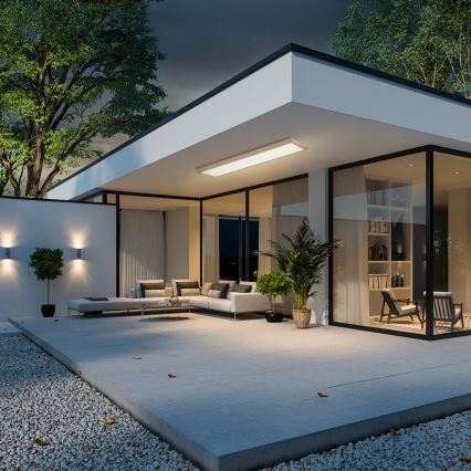 Brilagi - LED prigušiva plafonsko svetlo za kupatilo FRAME SMART LED/50W/230V 120x30 cm 3000-6000K IP44 bež + daljinski upravljač