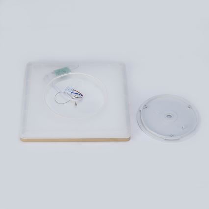 Brilagi - LED plafonsko svetlo za kupatilo ULTRA SLIM LED/18W/230V 30x30 cm zlatno IP54