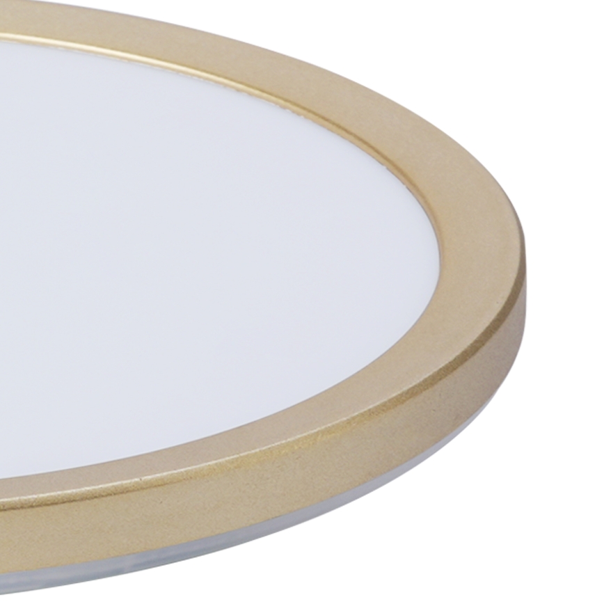 Brilagi - LED plafonsko svetlo za kupatilo ULTRA SLIM LED/18W/230V Ø 30 cm zlatna IP54