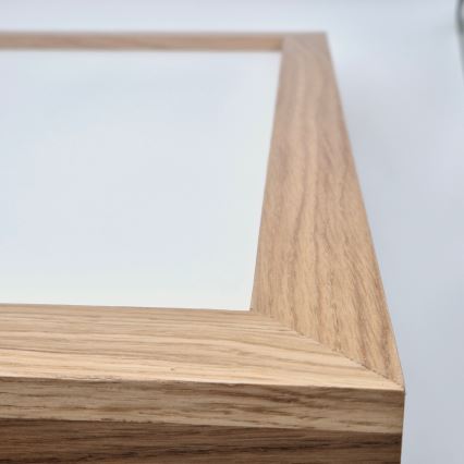 Brilagi - LED plafonsko svetlo za kupatilo WOODY FRAME LED/40W/230V 60x60 cm IP44 hrast