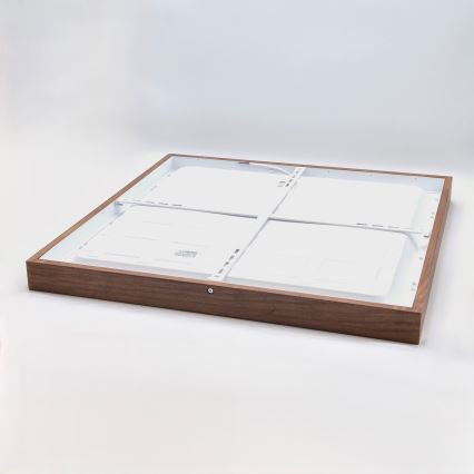 Brilagi - LED plafonsko svetlo za kupatilo WOODY FRAME LED/40W/230V 60x60 cm IP44 hrast-trešnja