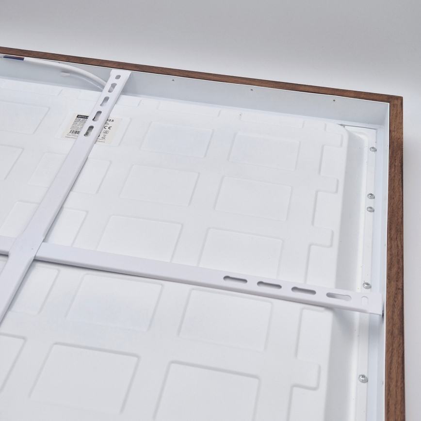 Brilagi - LED plafonsko svetlo za kupatilo WOODY FRAME LED/40W/230V 60x60 cm IP44 hrast-trešnja