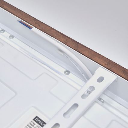 Brilagi - LED plafonsko svetlo za kupatilo WOODY FRAME LED/50W/230V 60x60 cm IP44, hrast/trešnja