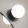 Brilagi - LED kupatilsko zidno svetlo BALL LED/6W/230V 3000/4000/6500K IP44 crno