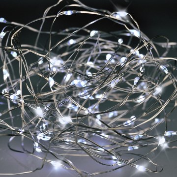 Brilagi - LED lanac 100xLED/3xAA 10m hladno belo