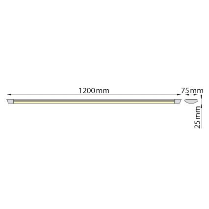 Brilagi - LED linearna svetiljka AVERO LED/32W/230V 120 cm